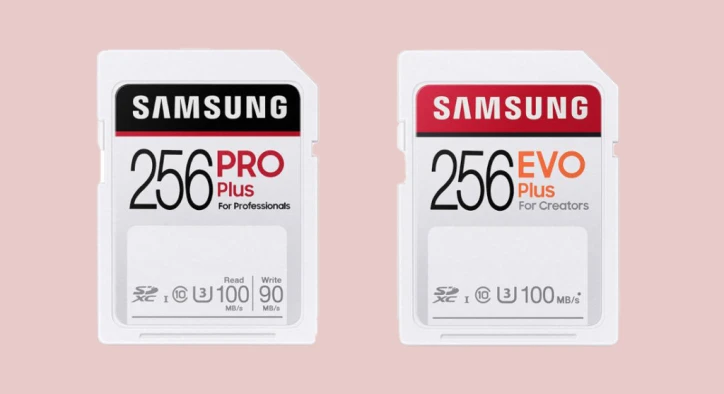 Samsung, EVO Plus ve PRO Plus SD Kartlarını Duyurdu