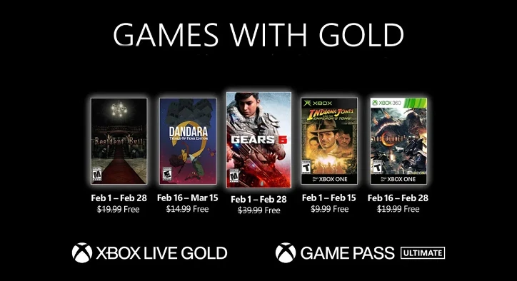 Şubat Ayında Xbox Live Gold'da Yer Alacak Ücretsiz Oyunlar Açıklandı