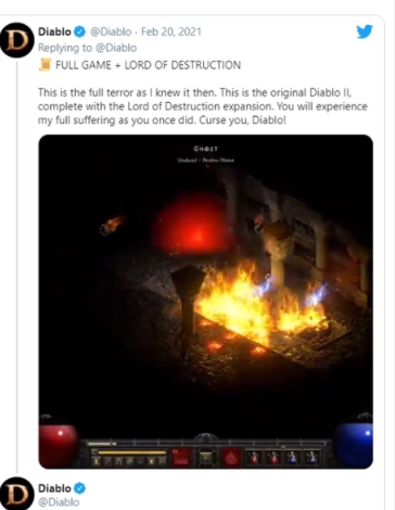 Diablo 2 Twitter