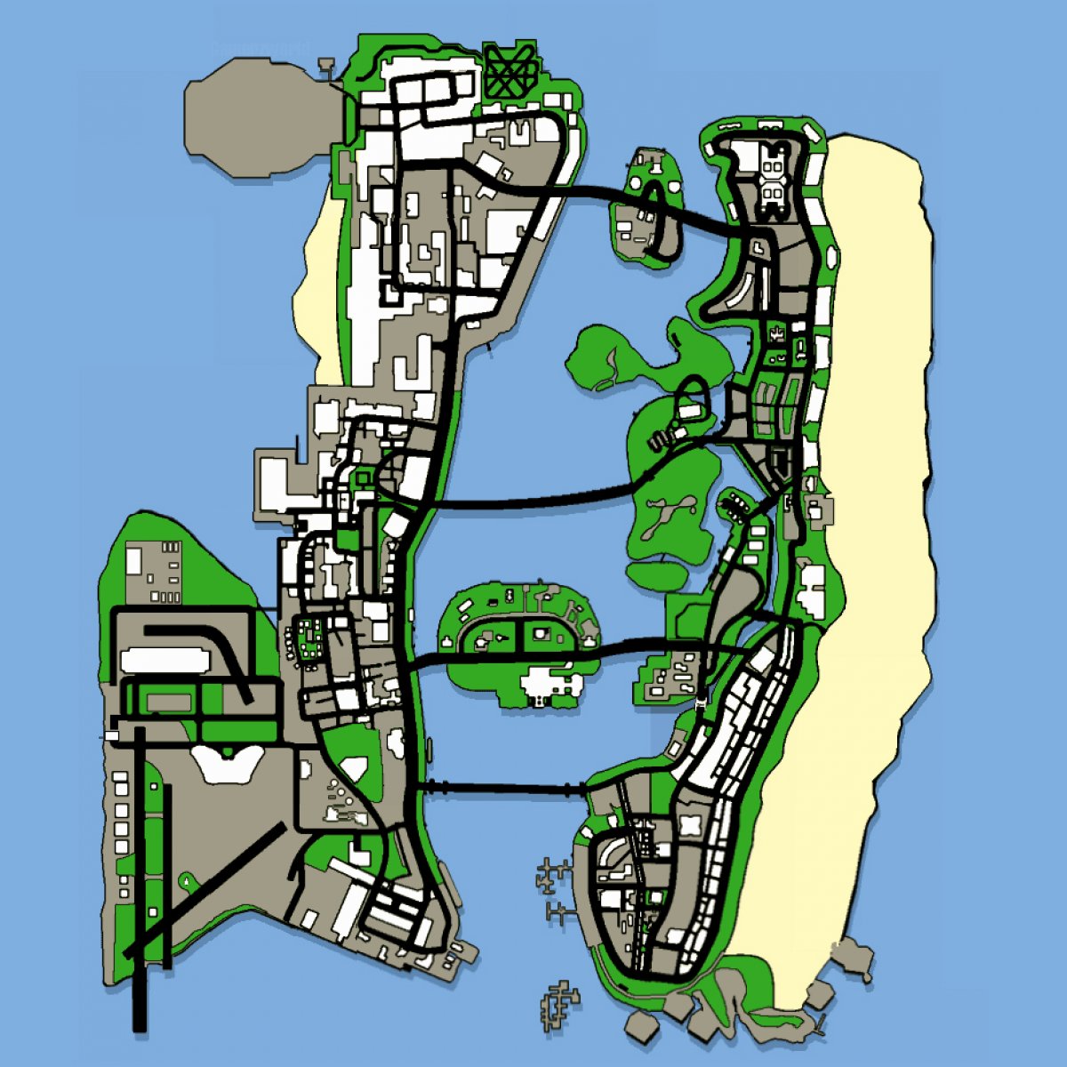 GTA Vice City Haritası