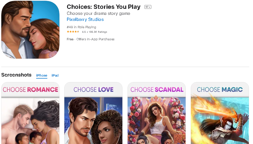 Choices: Stories You Play 