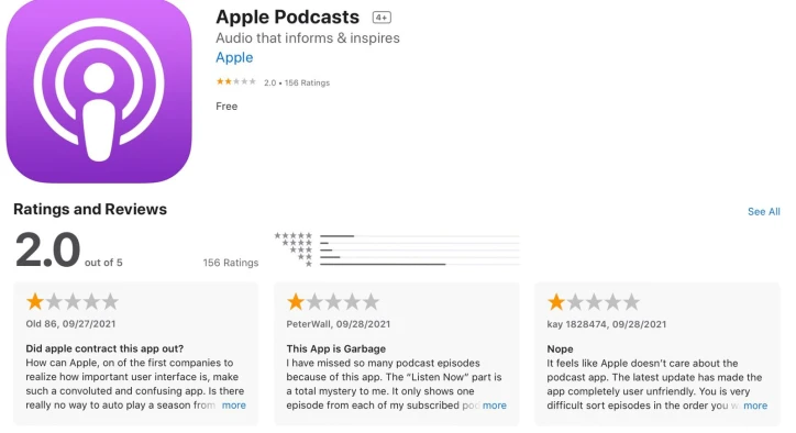 Apple Artık Kullanıcılarının App Store'da Dahili Uygulamaları Derecelendirmesine ve İncelemesine İzin Veriyor